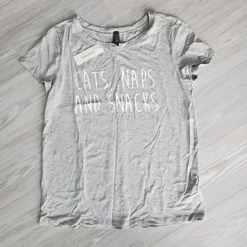 Alya Tee, Cats, Naps, and Snacks New. - Picture 2 of 4